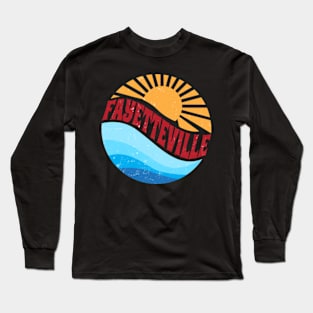Lovely Name Flowers Proud Fayetteville Classic Styles Long Sleeve T-Shirt